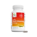 Terry Natural HRG80 Red Ginseng Energie - Supliment pentru a sprijini energie sănătoasă și focalizare - Suplimentul plantei cu Root Root Powder coreean Ginseng - Tablete Vegan pentru a ajuta rezistenta sanatoasa - 30 capsule