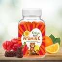 Copii Vitamina C - Sistem imunitar Booster Gume cu forma de urs - Sistemul imunitar Support Vitamine pentru adulți și copii - Vitamina C și extract de acerola, 60 Conte (Pachet de 1)