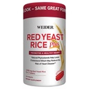 Weider Red Yeast Rice Plus 2-Pachet cu fitosteroli 1200 mg per 2 comprimate (240 comprimate X 2)