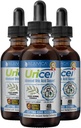 Uritel - Advanced Uric Acid Supplement & Curatare - Livrare lichid pentru o mai buna absorbtie - Tarta Cherry, Chanca Piedra, Seminte de telina, Turmeric & More!