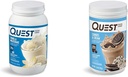 Quest Vanilla Milkshake 24g Proteine 3 Lire și cookie-uri și 20g Proteină 1.6 Lire Pulbere Proteine
