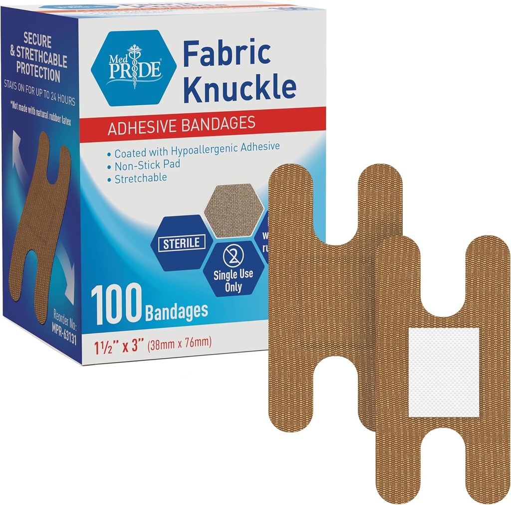 MED PRIDE 100 Fingertip din tesatura sterila, Deget, si Bandaje Knuckle 