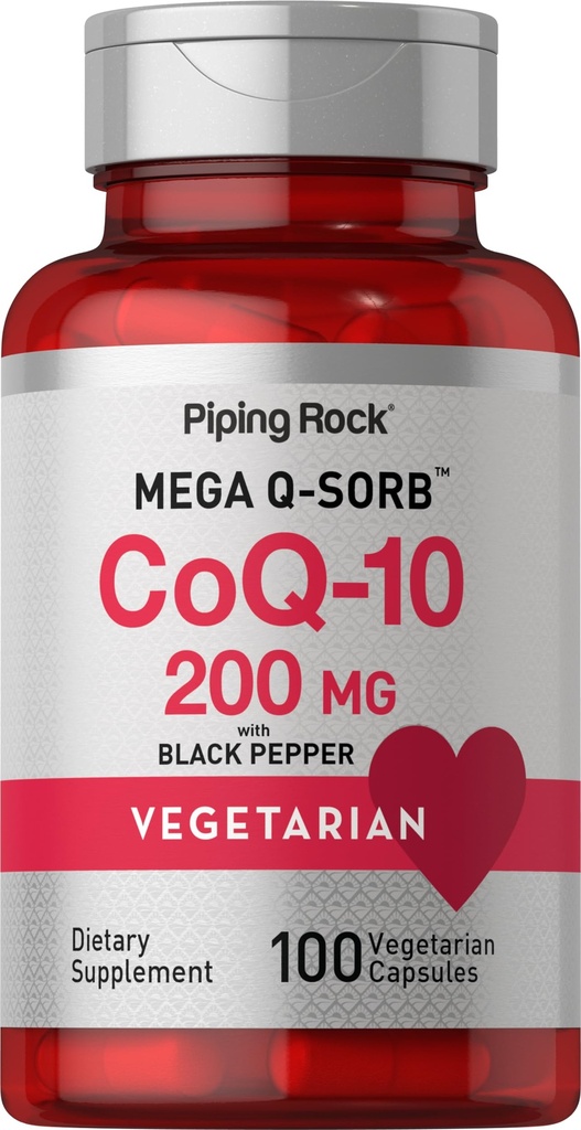Piping Rock CoQ10 200mg Capsule 