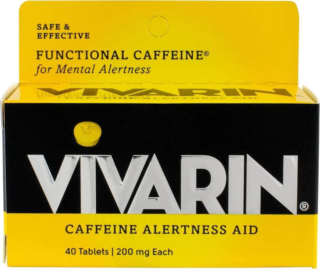 Vivarin Caffeine Alertă Ajutor, Tablete 40 ea (Pachet de 6)