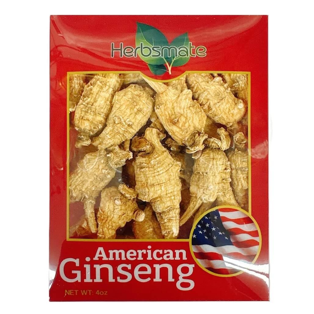 Hand-Selectat Un grad american Ginseng mediu rotund dimensiunea (4 Oz. Box)
