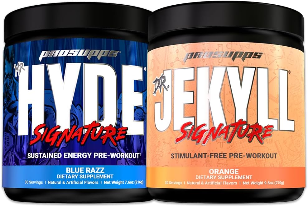 PROSUPPS Dl. Hyde Signature şi Dr. Jekyll Signature Pre Workout cu Creatine