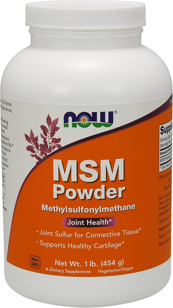 Acum alimente: M.S.M. Pulbere de sulf comun, 1 lb