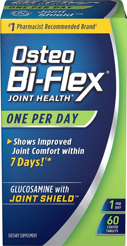 Osteo Bi-Flex 1 pe zi, 60 comprimate filmate (pachet de 3)