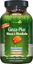 Irwin Naturals Ginza Plus Rezistenţă, Energie, Echilibru Supliment alimentar Gel Capace, 75-Count flacon