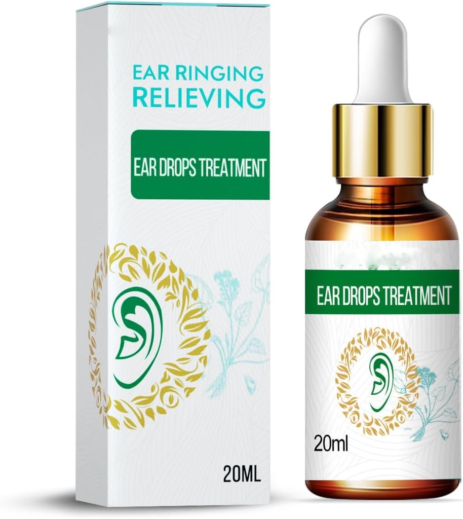 Tinitus Relief pentru urechi inelare, Natural Herbal Formula urechii inelare picături de ajutor, Tinitus ulei eficient Relieve ureche și îmbunătățirea auzului - 1 buc