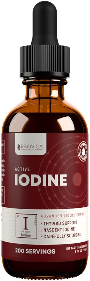 Iod activ - picături de iod nazal - Livrare lichid pentru o mai bună absorbție - susține energie sănătoasă, vitalitate, nivele de iod