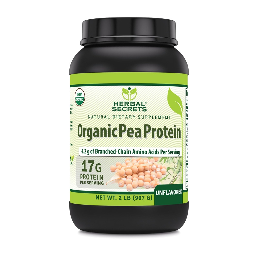 Secrete de plante Organic Pea Proteina Pudră de Pudră 
