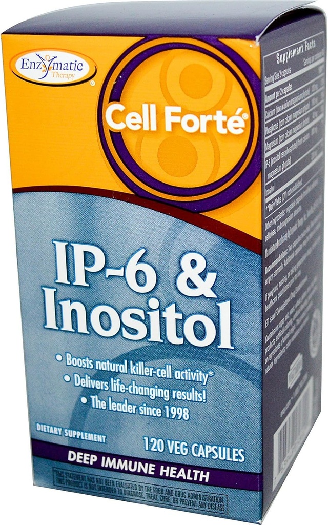 Terapie enzymatica Forte IP-6 Inositol 120 Veggie Capace