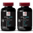 Supliment de zi cu zi - NITRIC OXIDE BOOSTER - suplimente de oxid de azot pentru bărbați, supliment de exercițiu, stimularea performanței, Focus de putere, Formula de rezistență, Booster de rezistență, potențator muscular 2 flacon 120 Tab-uri