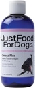 Just Food ForDogs Omega Plus Premium ulei de pește pentru câini Omega 3 Supliment, lichid, 8 oz