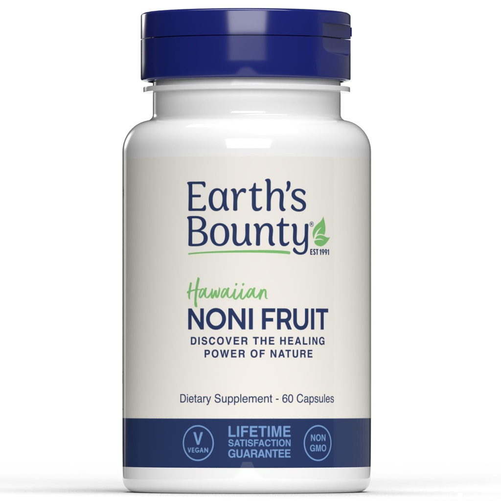 Capsulele de fructe Noni Noni - 60 Veggie Caps - Sistem imunitar sănătos și asistență sanitară comună - 100% Natural & Pur Noni - Vegetarian