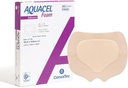 Convatec AQUACEL Foam 8"x7" Sacral Wound Dressing cu Silicon Gel Adeziv, rezistent la apa, Flexibil, Grad medical cu Hidrofibră Technology, Steril, Rectangle, Cutie 5ct