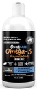 Ulei de pește Omegease pentru câini și pisici - Cel mai fin pentru animale de companie Omega 3 pentru pisici și câini - Supliment pentru piele și blană, mâncărime, vărsare, articulații și sănătate imună - 100% ulei de pește pur Omega cu EPA & DHA (16 oz)