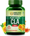 Himalayan Organics Organics Plant based CLA 1000 Saffflower Ulei Extract de grăsime Burner Supliment 