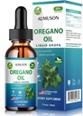 Picături lichide Oregano ulei cu Carvacrol,Vitamina E - 6 Luna ulei de aprovizionare de picături de Oregano Extract de tinctură, Curățenie, Detox, Suport imun, Digestive Gut Health - Pure Vegan Herbal Oregano ulei 1oz