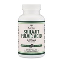 Silajit capsule pure Himalayan (20% supliment de acid fuzilic) 1000 mg de extract de Shilajit autentic per servire, 120 Conte (de mare în minerale Trace, fără Fillers) de lemn dublu