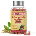 Ashwagandha Gummies, LAB testat, 60 Conte,1500mg,3% Witanolides,Peach Mango Arome, Supliment ideal pentru întreaga ta familie.