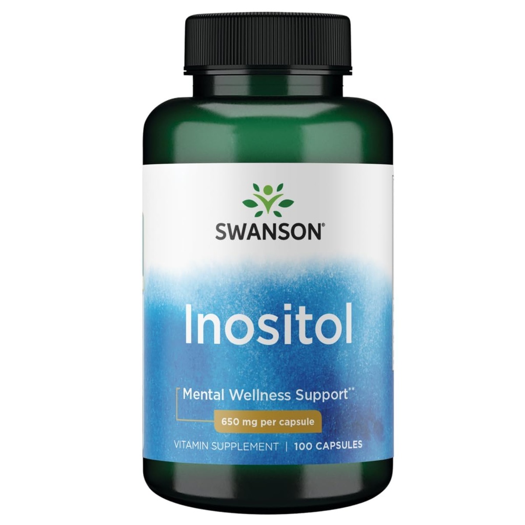 Swanson Inositol 650 Milligrame 100 capsule