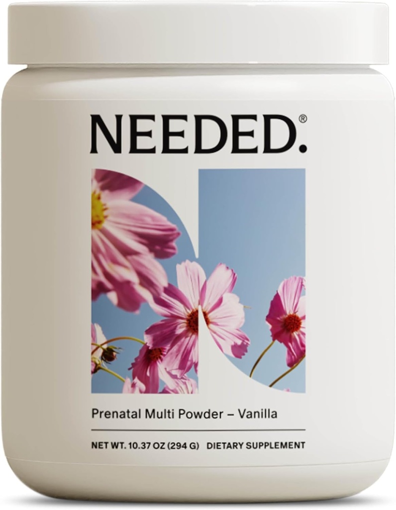 Nevoie. Vanilla Multivitamine Pulbere cu colină pentru prenatal, Sarcina, Alaptarea, Postpartum 