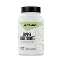NutraBio supliment Chelated Copper Bisglicinat (3mg), Suport imunitar - Supliment de cupru- 90 capsule