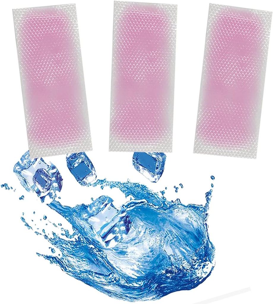 40 foi Febră de răcire gel patch-uri, cooling Precap benzi de răcire Gel foaie de răcire pentru calmarea dureri de cap, dureri de dinți, somnolență, oboseală, răcoritoare, Sunstroke (Strawberry)