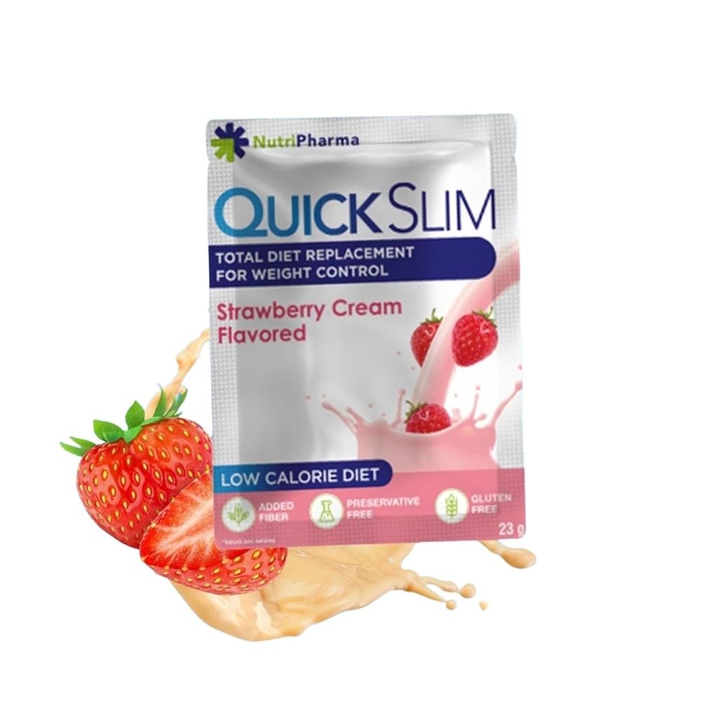 Slim rapid mare de pierdere în greutate de proteine Shakes pentru femei și bărbați, complet de schimb de masă pulbere, scăzut carbohidrat Dieta Shakes, Intermittent Fasting, Keto, Gluten gratuit (1 servire, crema de căpșuni)