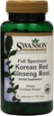Swanson Premium Full-Spectru Coreean Red Ginseng Root 400 mg 90 Capace - pachet de două