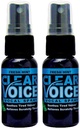 Clear Voice Oral Spray Spray Cântând Ușor Claritate Soothing Dampener Moisturizer Relief Vocal Eze Reductor Booster Tratamentul, Made in USA, Fresh Mint Flavor (2 Pack)