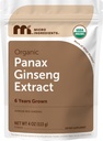 Micro Ingrediente Rezistenta maxima Organic Coreean Ginseng Root 200:1 Pulbere, 4 Ounce, Red Panax Ginseng pulbere, ginsenozide active, Vegan prietenos