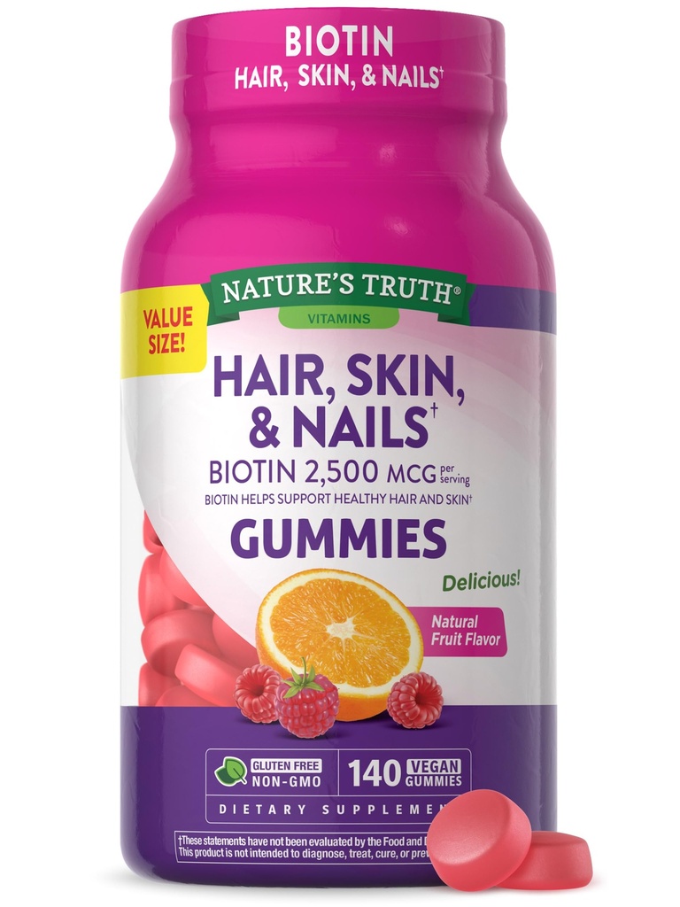 Natura's Truth Hair, Skin, and Nails Gummies 
