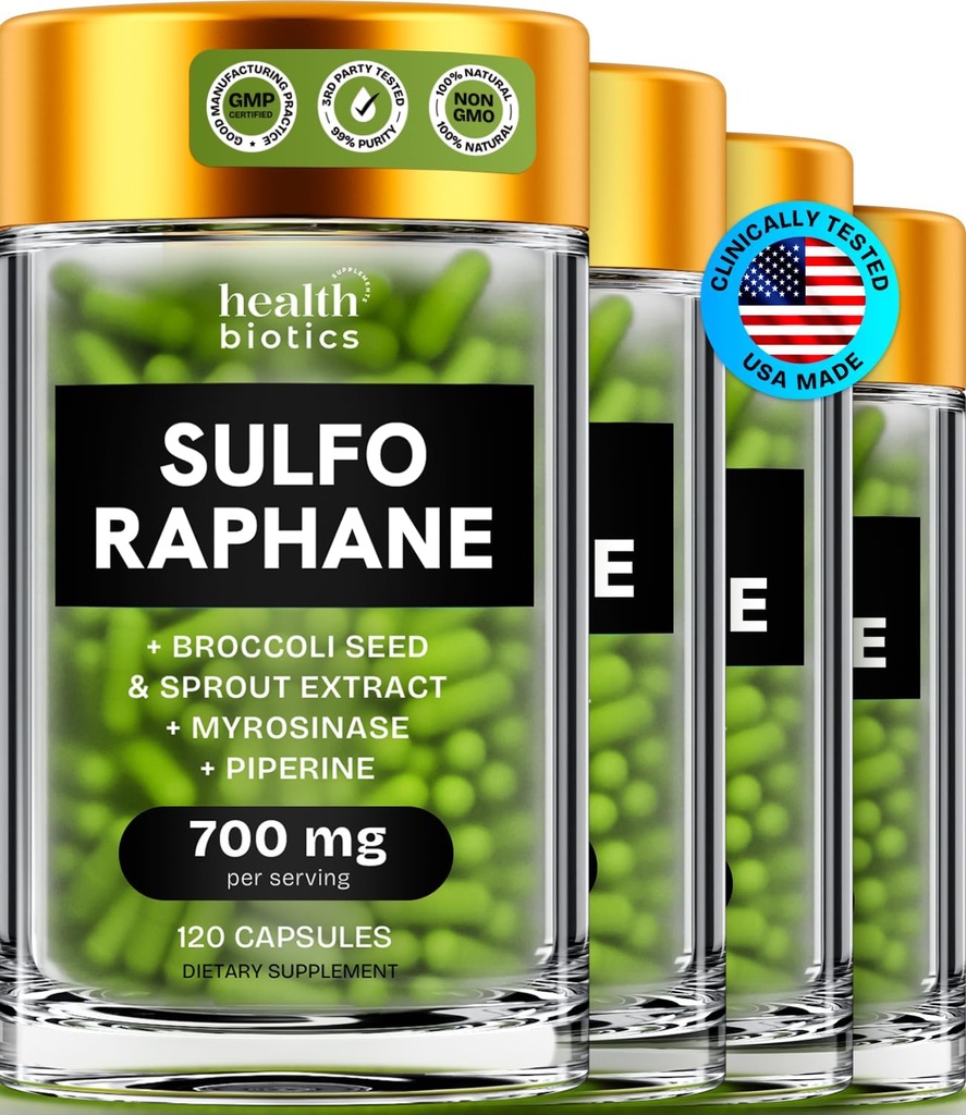 Sulforaphane Supplement Organic Broccoli Sprouts 