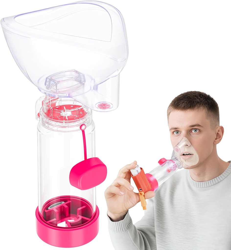 Spațiar OTC NESSI Adult cu Spațier Mască și Spațiator Mouthpiece (Pink)
