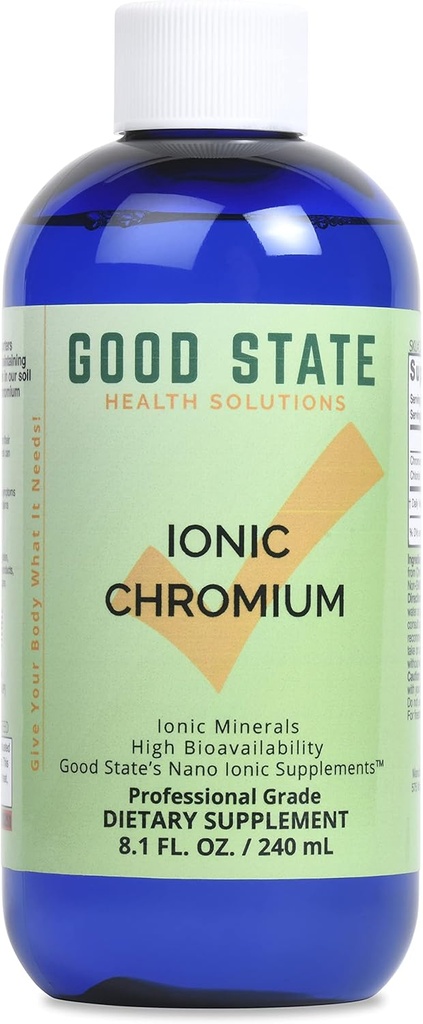 Crom ionic bun de stat (96 serviri la 600 mcg - 8 fl oz)
