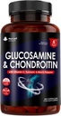 Glucozamină şi Chondroitin concentraţie mare - cu MSM (365 comprimate) Absorbent suplimentar îmbogăţit cu vitamina C, glucosamină sulfat Chondroitin sulfat Gluten-free, GMP, 365 suplimente alimentare
