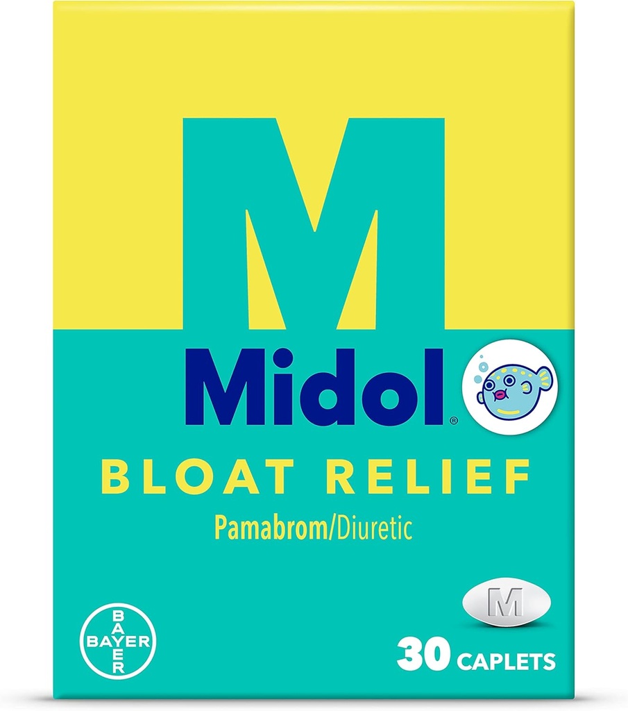 Midol Bloat Relief, Caplete cu Pamabrom, 30 Conte