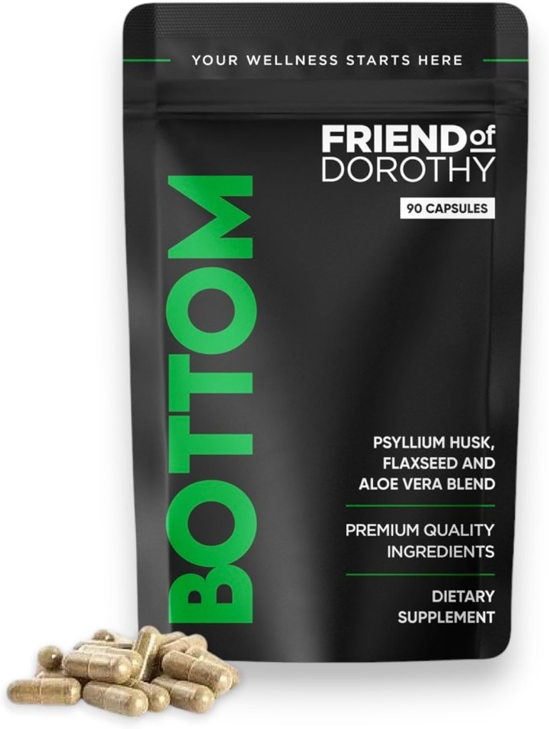 Fibra de jos Supliment pentru timp de pregătire fără efort - ajută la promovarea regularității digestive - Psyllium Husk Based - pentru bărbații care de jos, 90 capsule