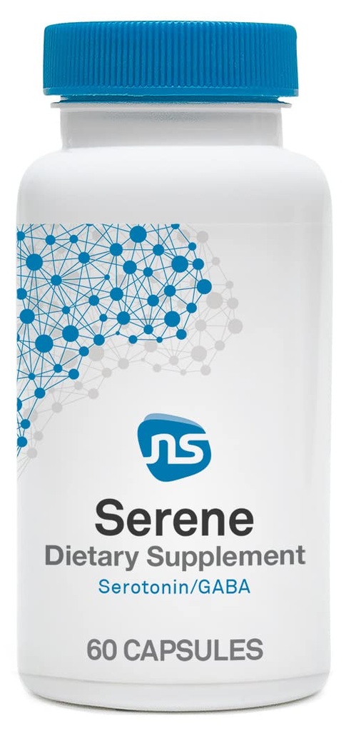 NeuroScience Deep Sleep Aid & Mood Supplement - Serene - Calm Sleep Supplement with 5-HTP - Încurajează funcţia de odihnă şi somn sănătos fără a sacrifica energia de zi cu zi (60 capsule)