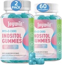 Gume de inozitol fără zahăr, Inozitol Suplimentul masticabil pentru femei, 40:1 Raportul Myo-Inositol & D-Chiro Inositol cu glicinat de magneziu, Suport de fertilitate pentru ciclu regulat & Echilibru hormonal,120CT