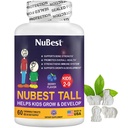 NuBest Tall Kids - Multivitamine si Minerale pentru varsta de 2 la 9 - Os Putere & Imunitate de sprijin - Ajuta copii, Copii Sănătoși - Forme de animale - 60 Tablete Mastice Berry 