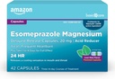 Îngrijire de bază Esomeprazol Magneziu Capsule cu eliberare întârziată 20 mg, Reductor acid, Mintă rece, 42 Număr de capsule (3 cutii cu 14)
