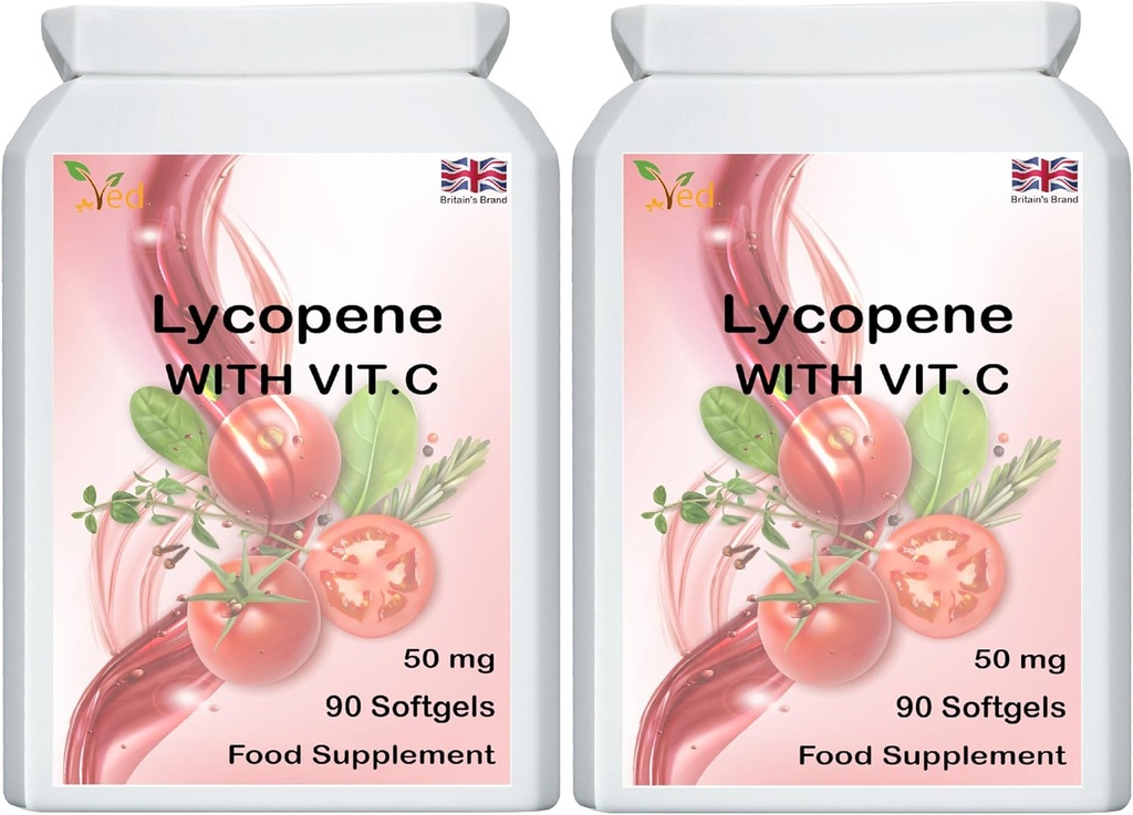 Supliment Ved Lycopene 50mg (Pachet de 2)