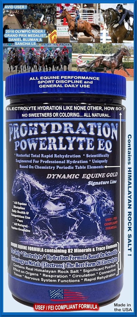 PROYDRATION EQ...Noua rasa in electrolitul equine / hydration profesional Matrix System Formula. 1080g (60 zile de servire)