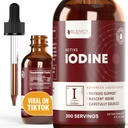 Iod activ - picături de iod nazal - Livrare lichid pentru o mai bună absorbție - susține energie sănătoasă, vitalitate, nivele de iod