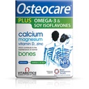 Vitabiotice Osteocare Plus 2-in-1 Formula - Calciu 800mg cu vitamina D3, Magneziu, zinc, și Omega-3 