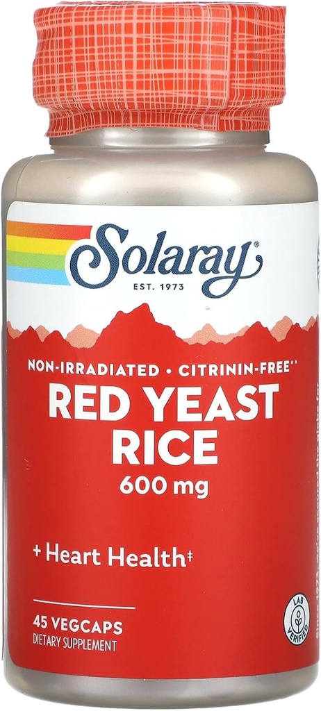 SOLARAY Red Yeast Rice - 600 MG (45 capsule)